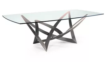 Infinito Glass Dining Table