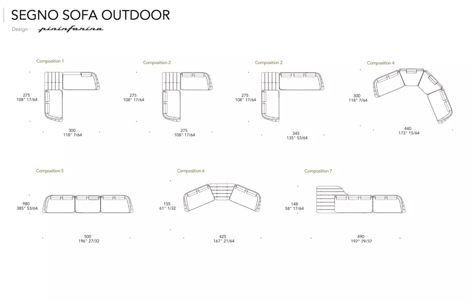 Segno Outdoor Sofa