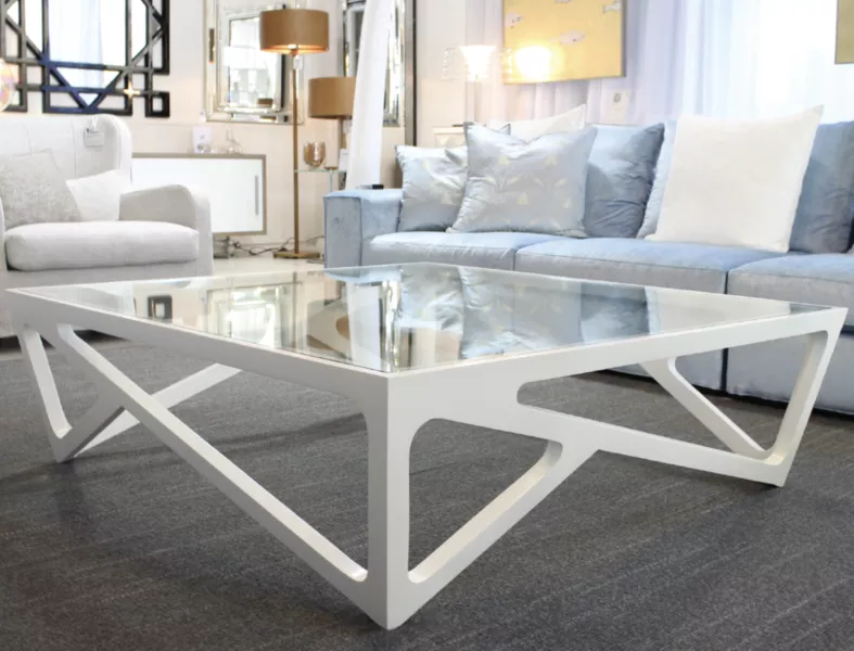 Boviso White Coffee Table