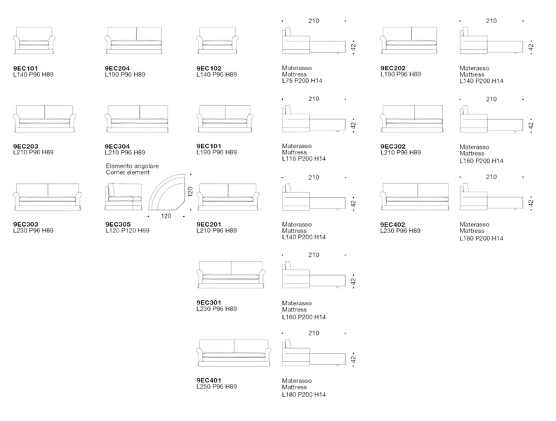 Eclis Sofa Bed