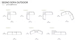 Segno Outdoor Sofa