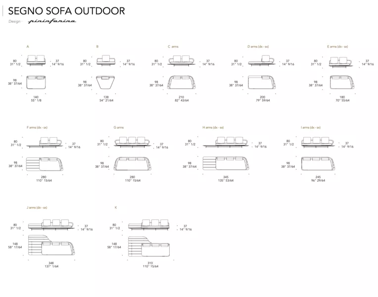 Segno Outdoor Sofa